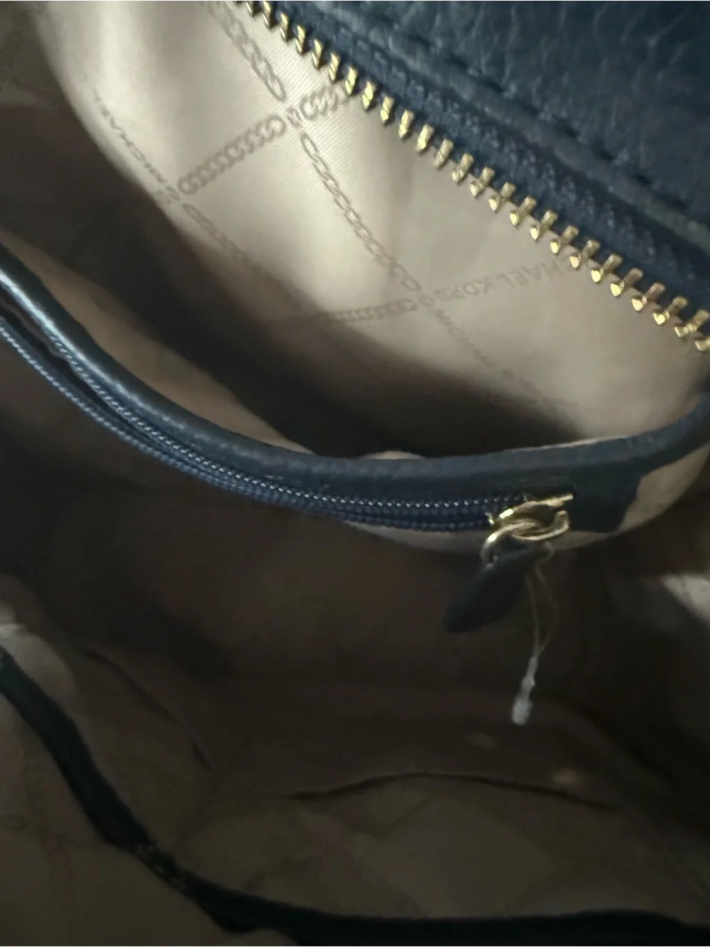 Michael Kors  Leather Backpack purse - Blue